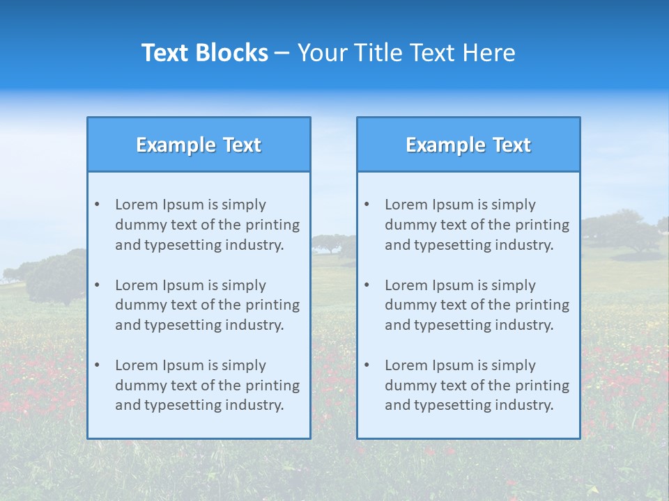 Wallpaper Decorative Bud PowerPoint Template