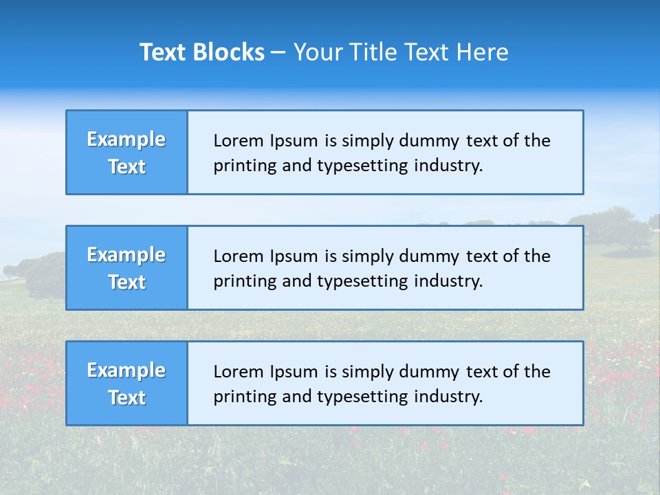 Wallpaper Decorative Bud PowerPoint Template