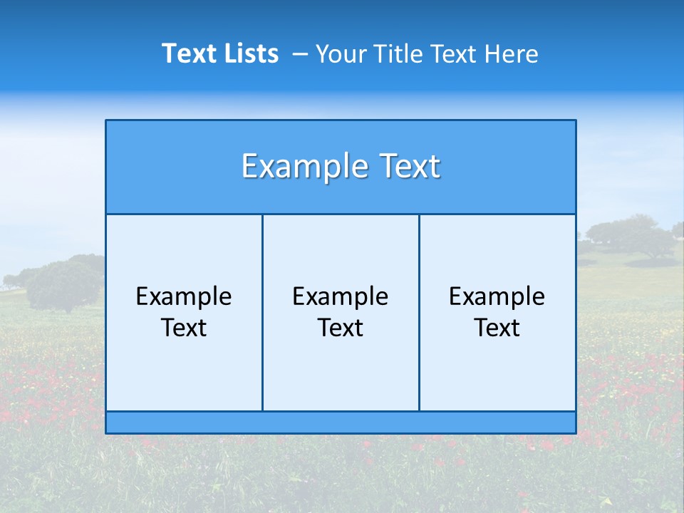 Wallpaper Decorative Bud PowerPoint Template