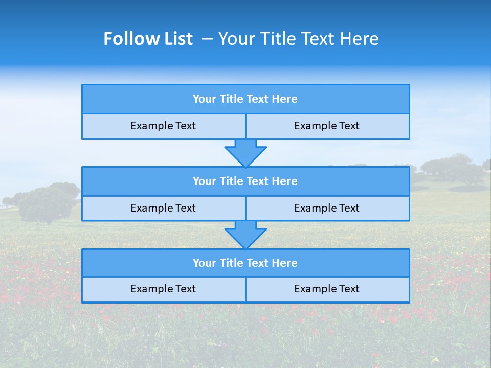 Wallpaper Decorative Bud PowerPoint Template