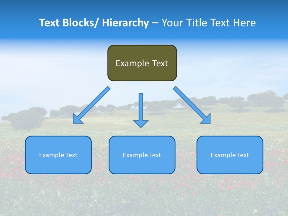 Wallpaper Decorative Bud PowerPoint Template