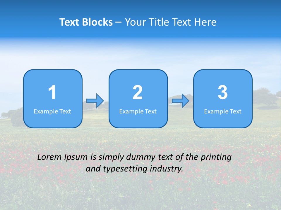 Wallpaper Decorative Bud PowerPoint Template