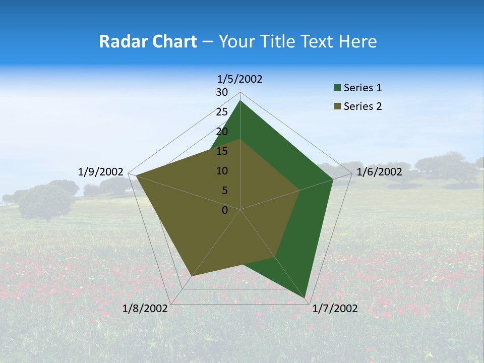 Wallpaper Decorative Bud PowerPoint Template