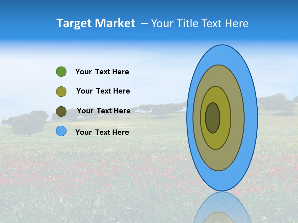 Wallpaper Decorative Bud PowerPoint Template