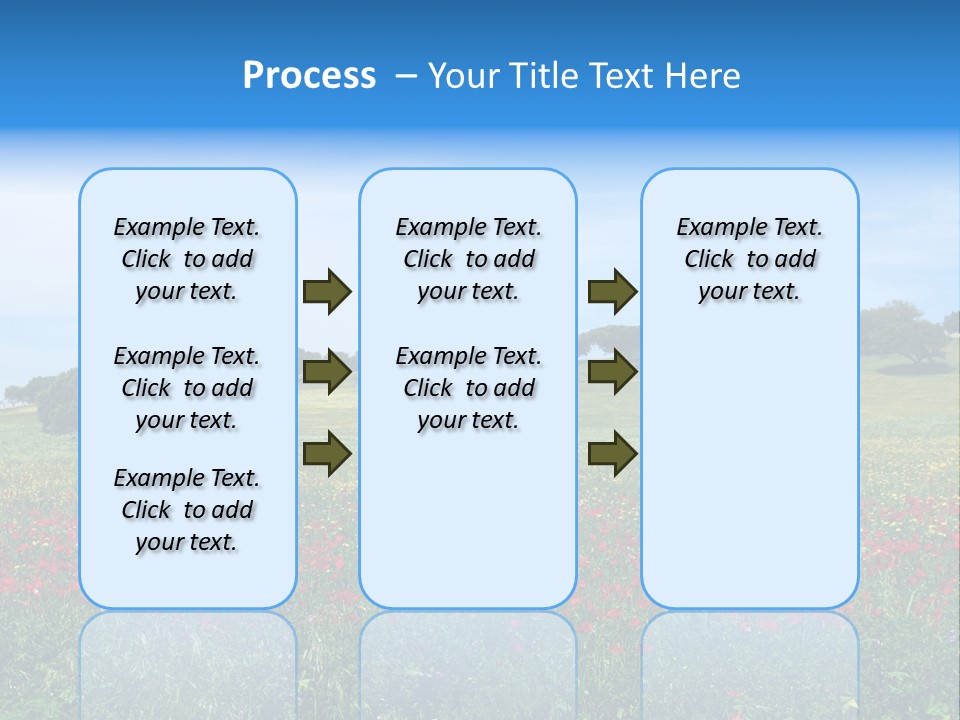 Wallpaper Decorative Bud PowerPoint Template