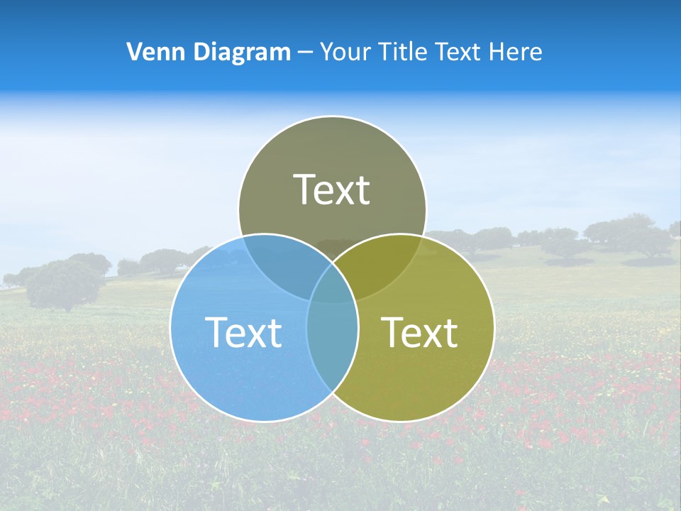 Wallpaper Decorative Bud PowerPoint Template