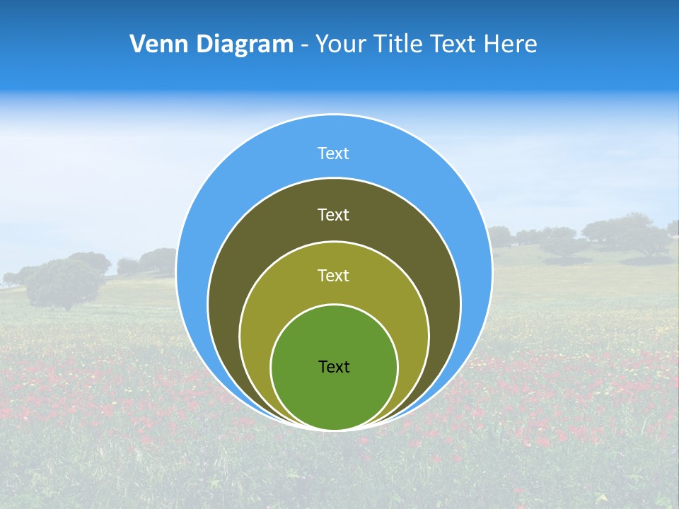 Wallpaper Decorative Bud PowerPoint Template