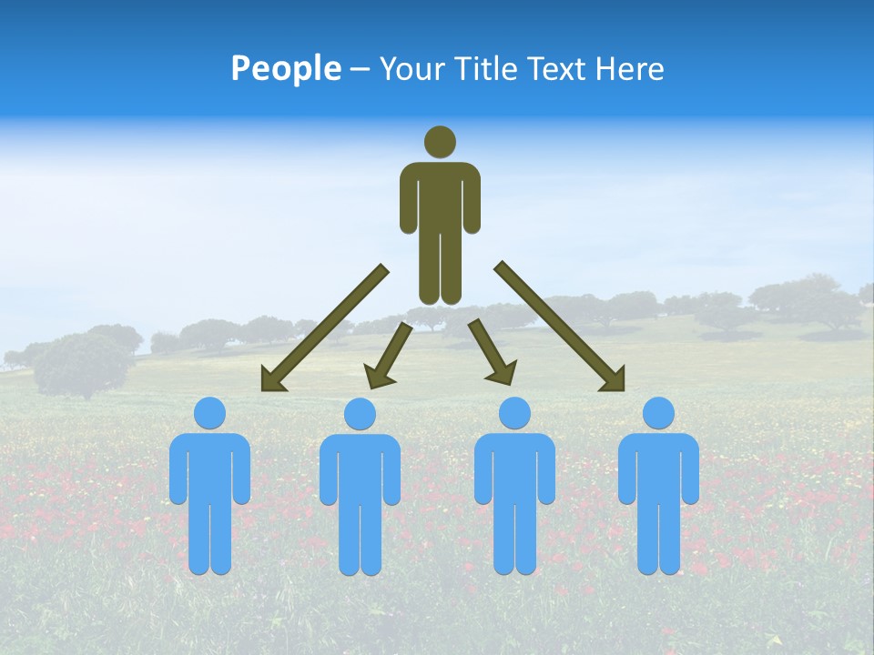 Wallpaper Decorative Bud PowerPoint Template