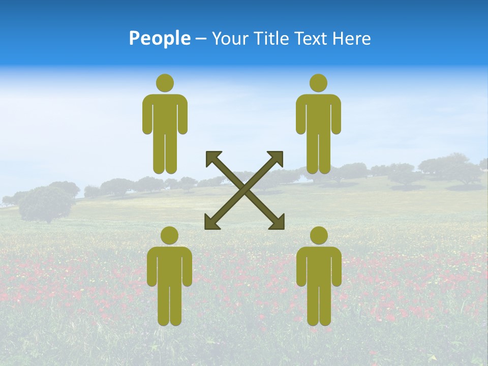 Wallpaper Decorative Bud PowerPoint Template