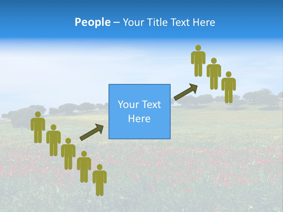 Wallpaper Decorative Bud PowerPoint Template