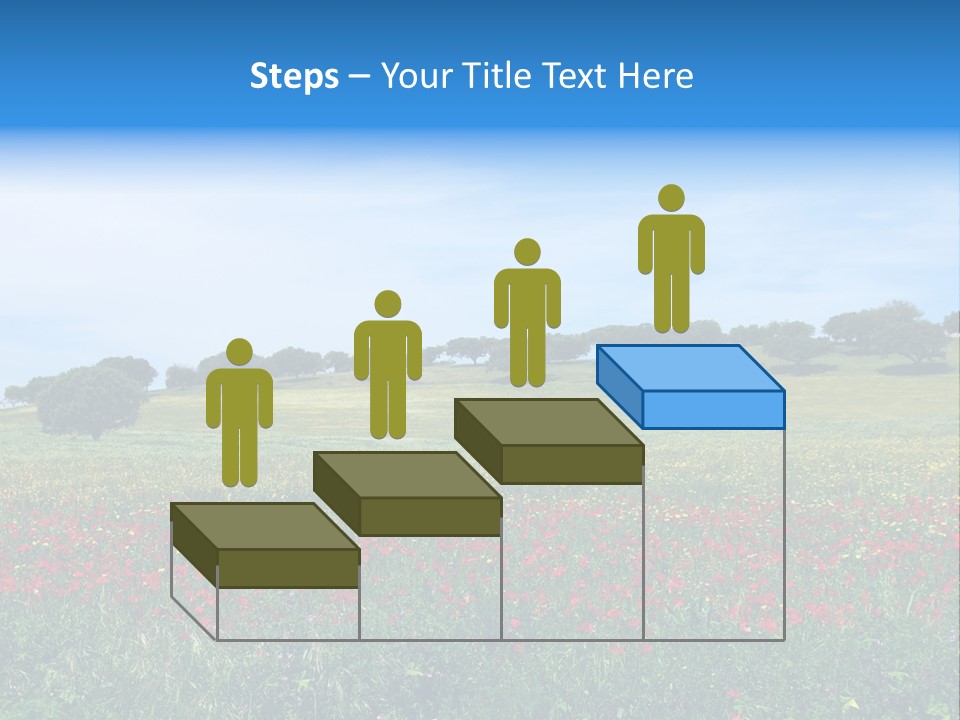 Wallpaper Decorative Bud PowerPoint Template