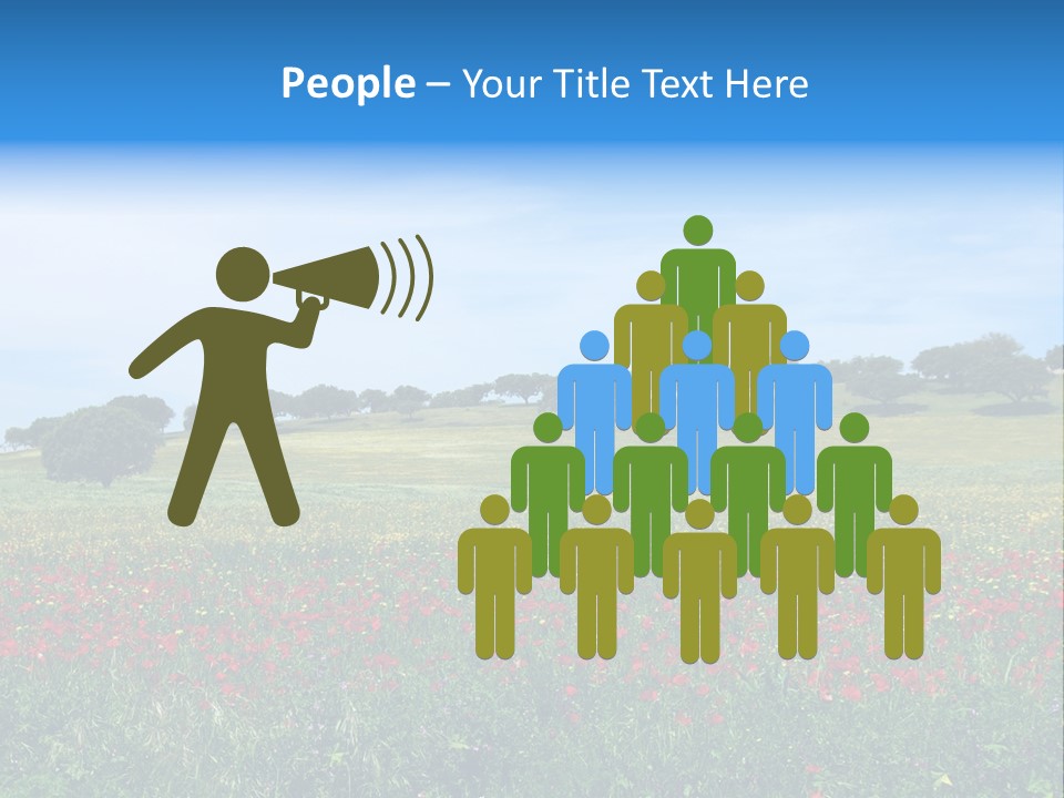 Wallpaper Decorative Bud PowerPoint Template