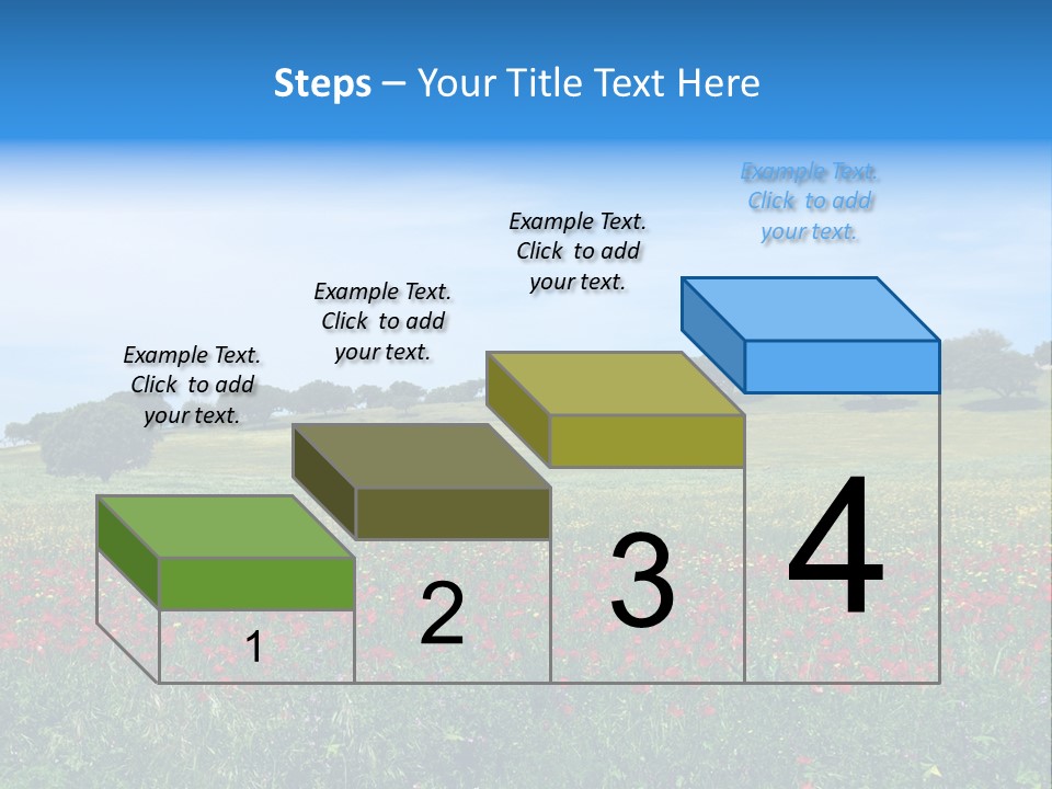 Wallpaper Decorative Bud PowerPoint Template
