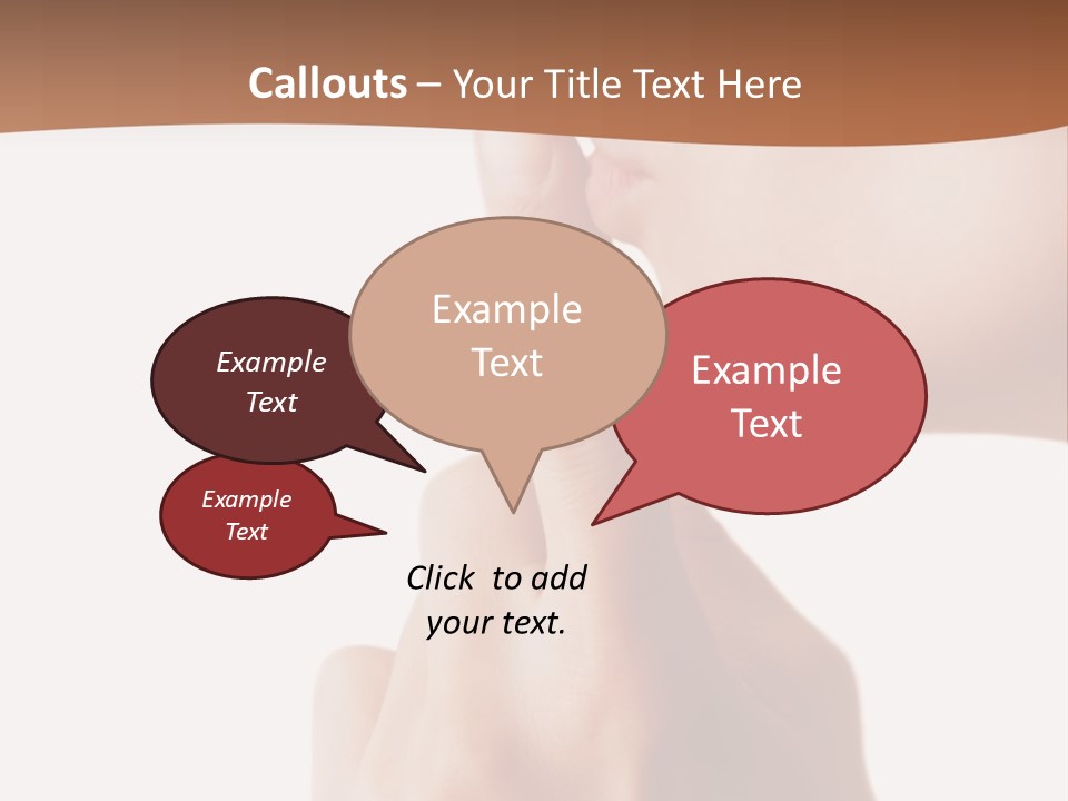 Silence Restraint Noise PowerPoint Template