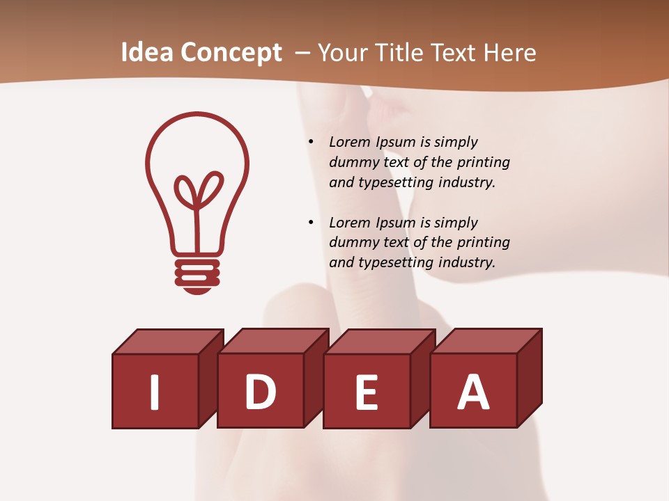 Silence Restraint Noise PowerPoint Template