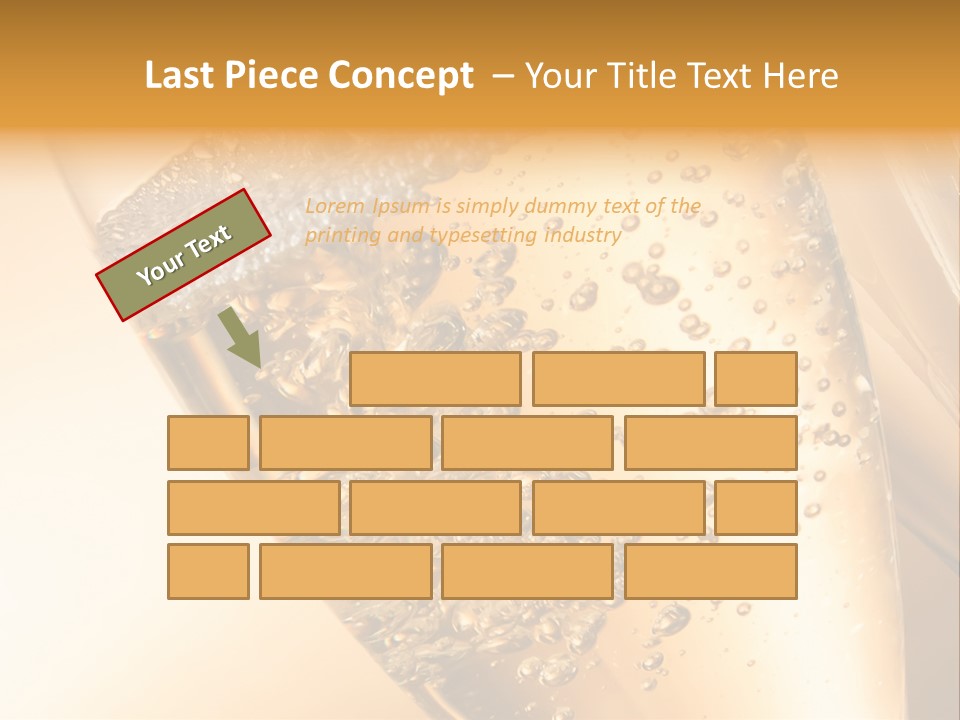 Champagne Drink Festive PowerPoint Template