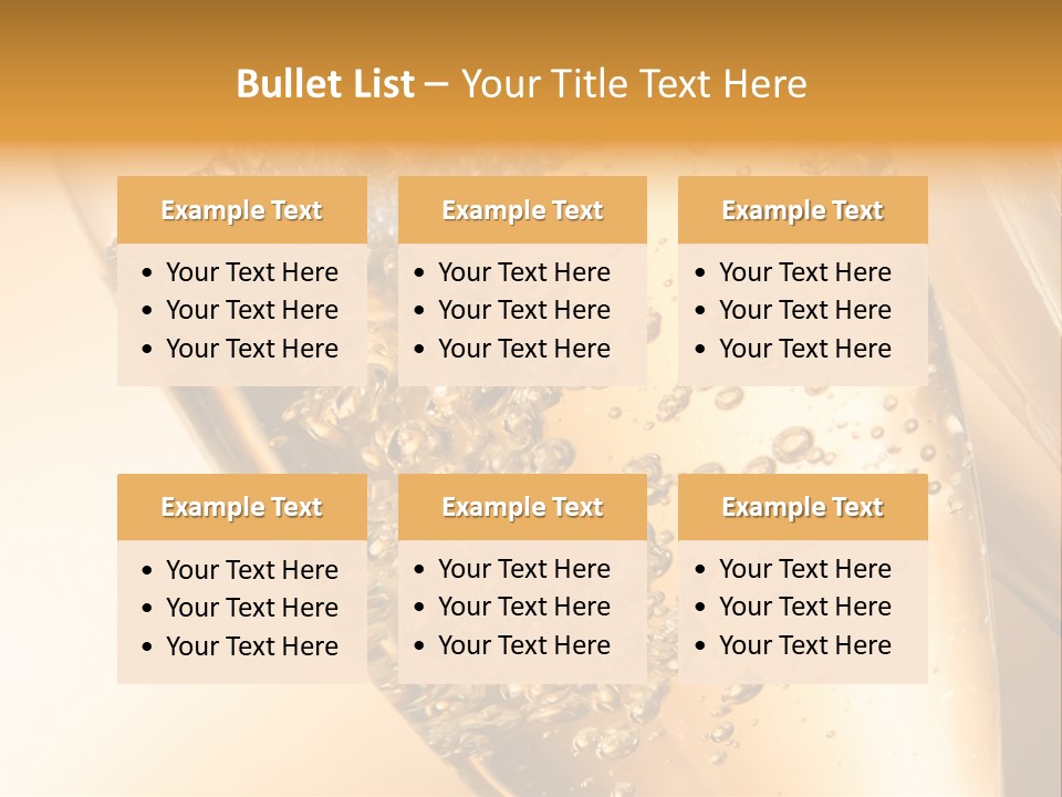 Champagne Drink Festive PowerPoint Template