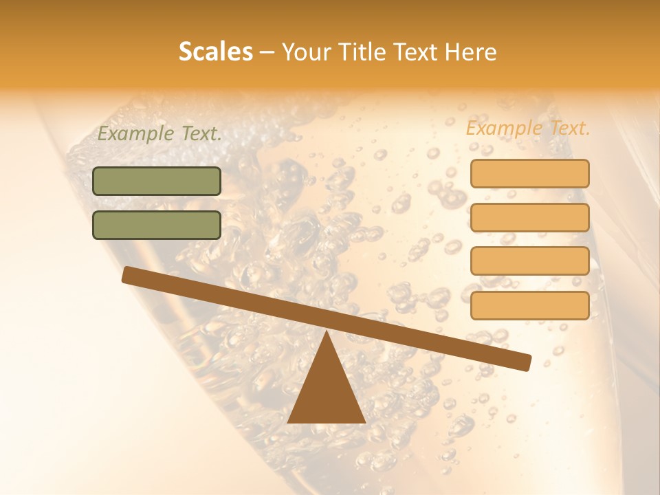 Champagne Drink Festive PowerPoint Template