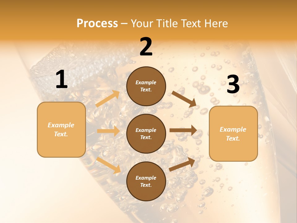 Champagne Drink Festive PowerPoint Template