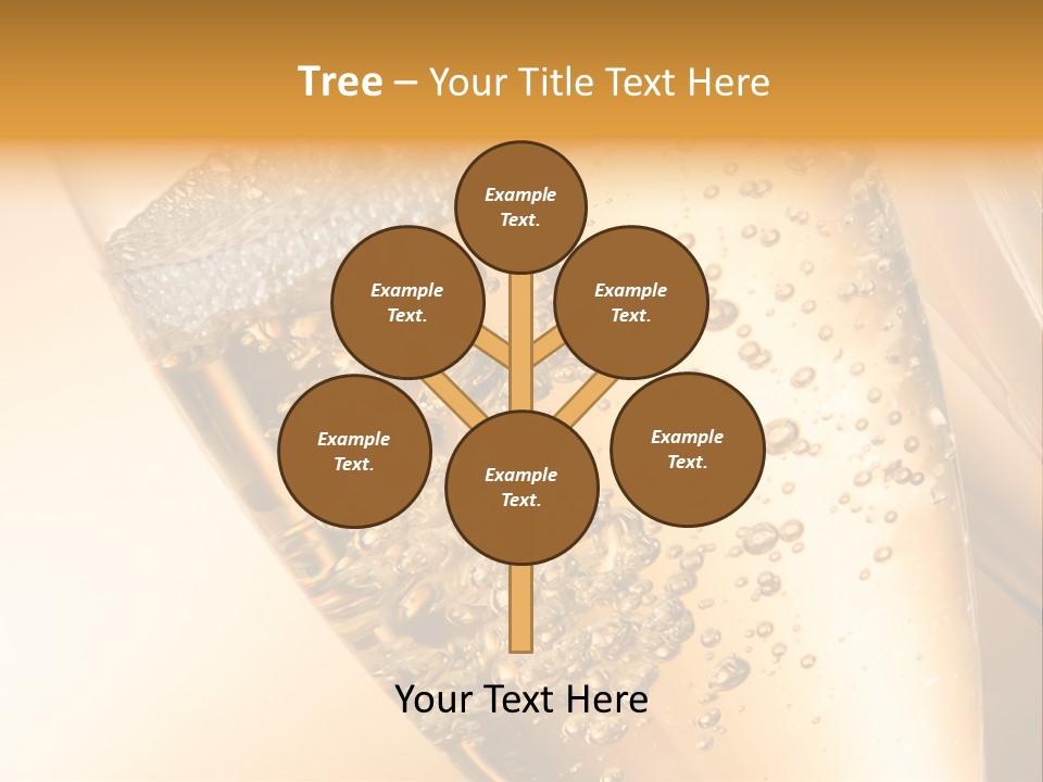 Champagne Drink Festive PowerPoint Template