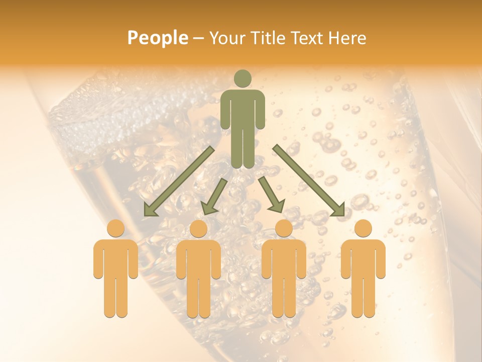 Champagne Drink Festive PowerPoint Template