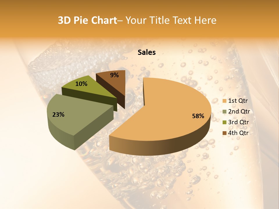 Champagne Drink Festive PowerPoint Template
