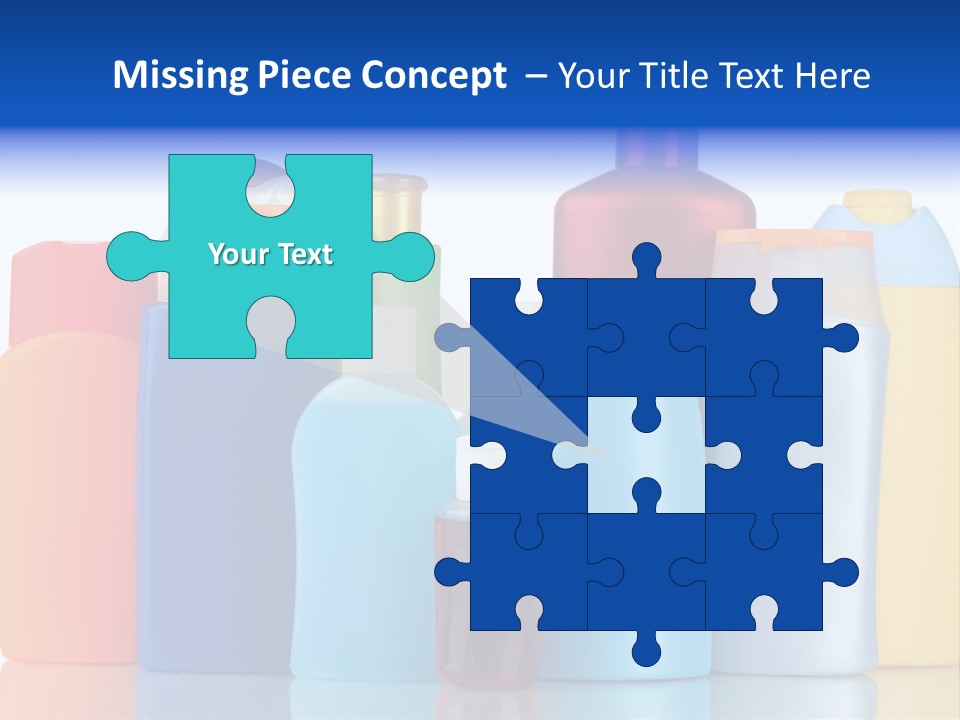 Accessory Gel Container PowerPoint Template