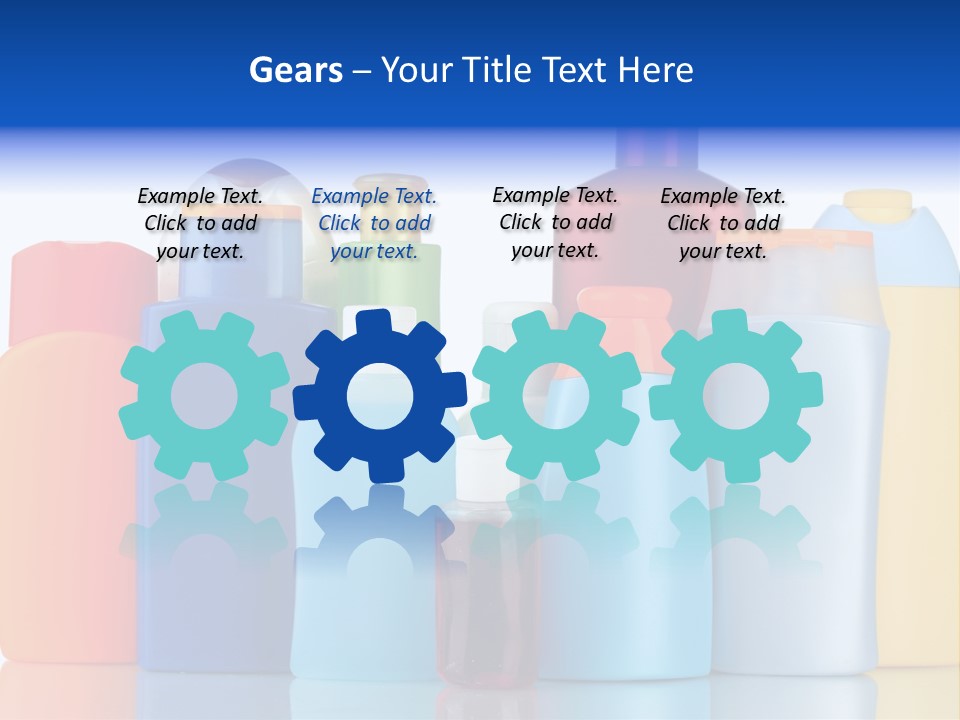 Accessory Gel Container PowerPoint Template