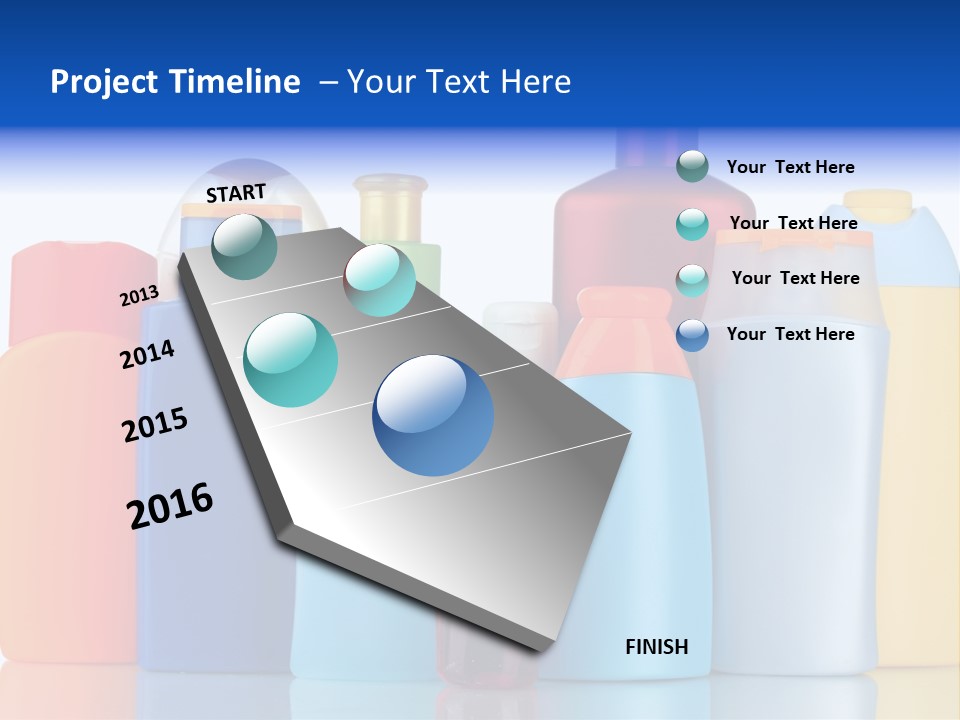 Accessory Gel Container PowerPoint Template