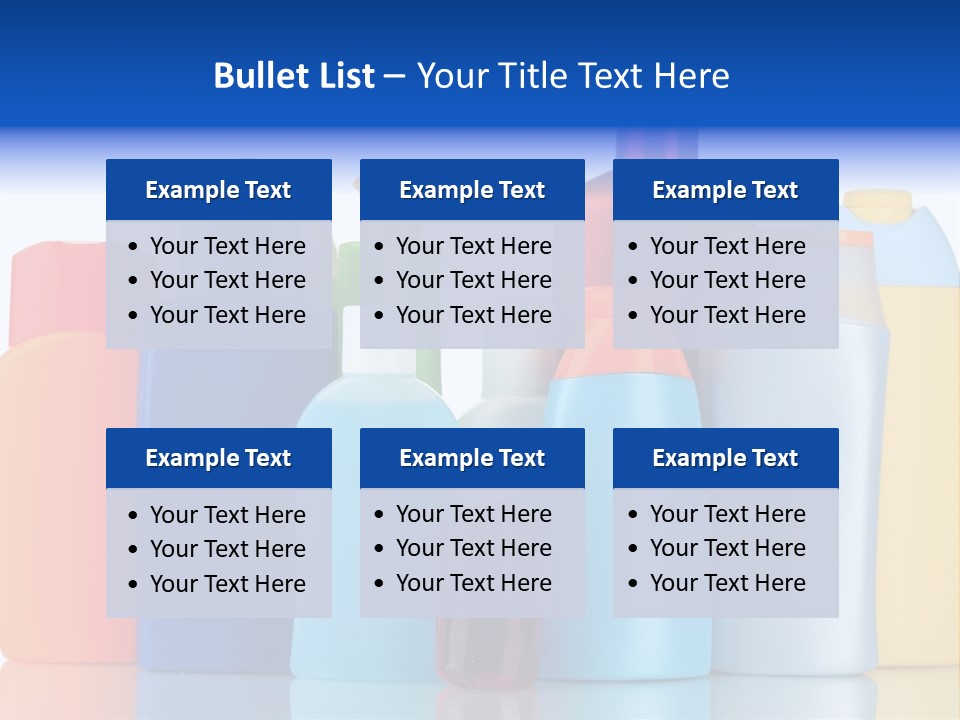 Accessory Gel Container PowerPoint Template