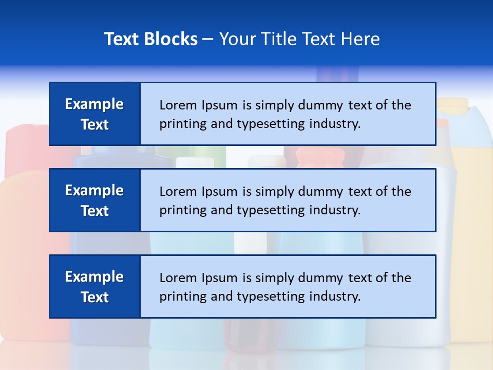 Accessory Gel Container PowerPoint Template