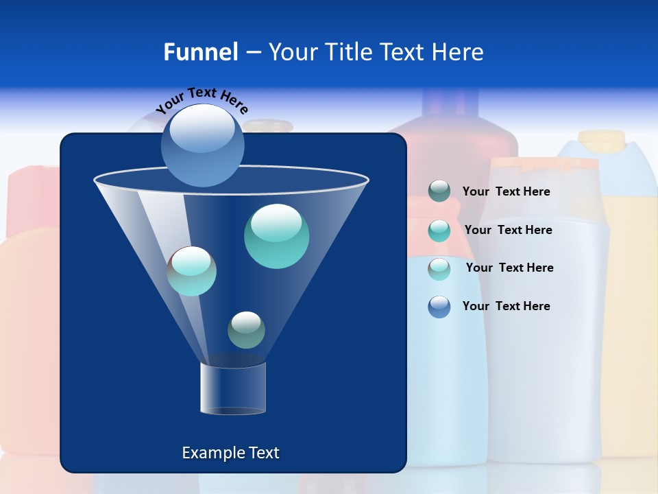 Accessory Gel Container PowerPoint Template