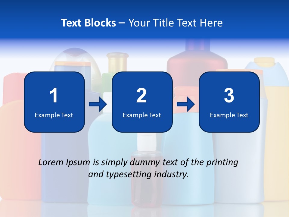 Accessory Gel Container PowerPoint Template