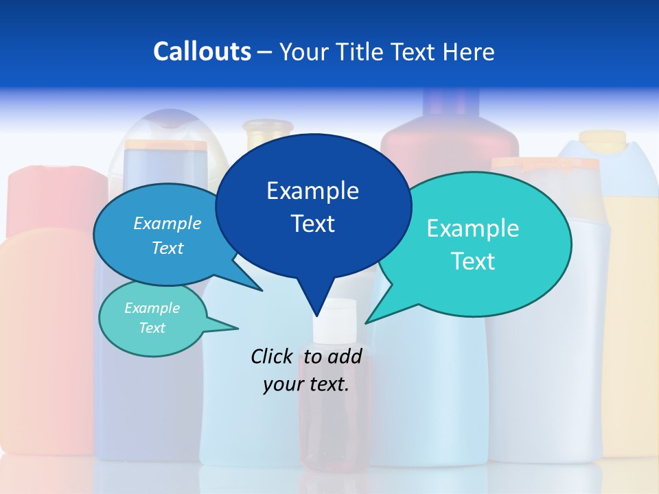 Accessory Gel Container PowerPoint Template