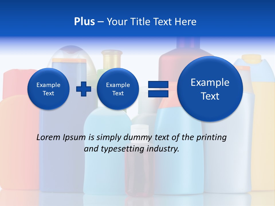 Accessory Gel Container PowerPoint Template