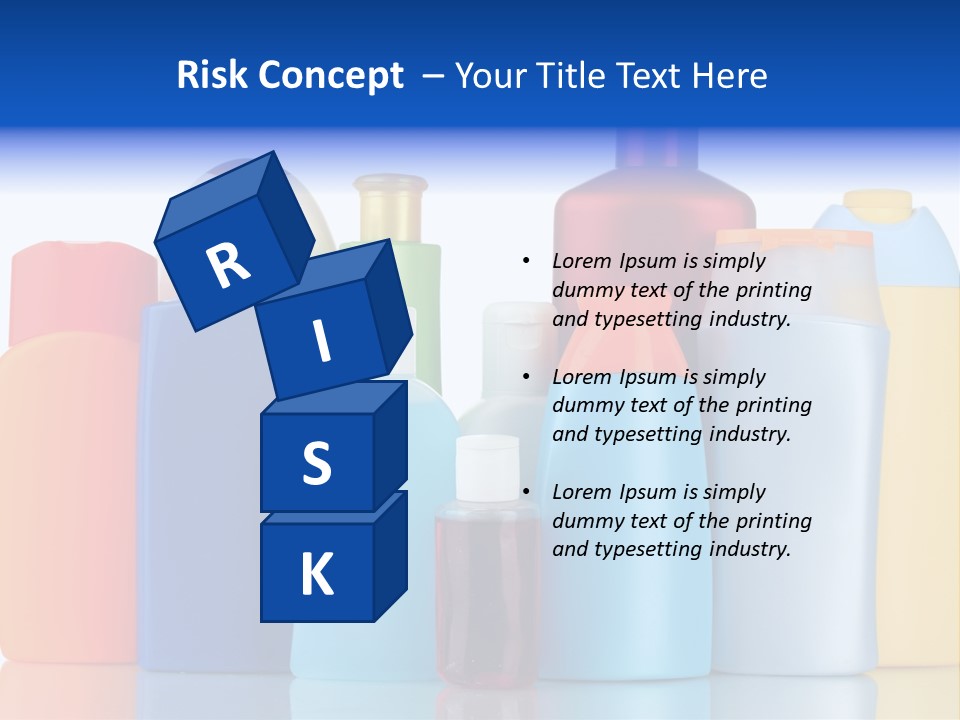 Accessory Gel Container PowerPoint Template