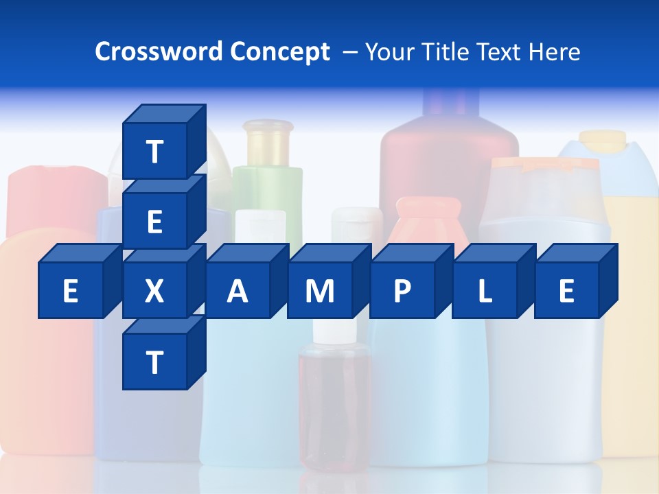 Accessory Gel Container PowerPoint Template