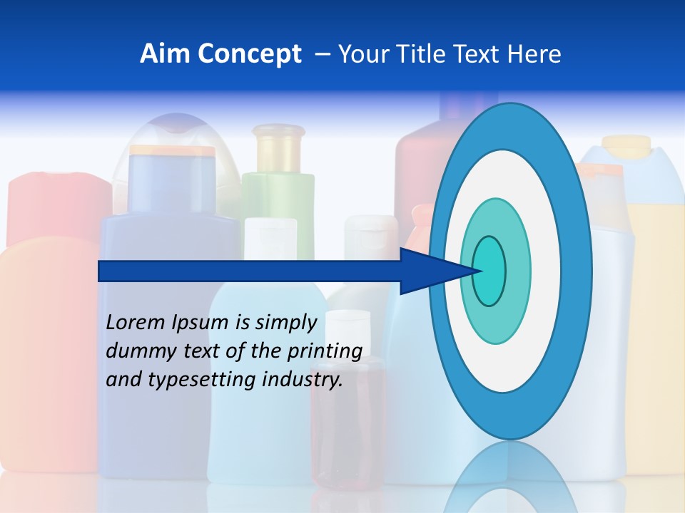 Accessory Gel Container PowerPoint Template