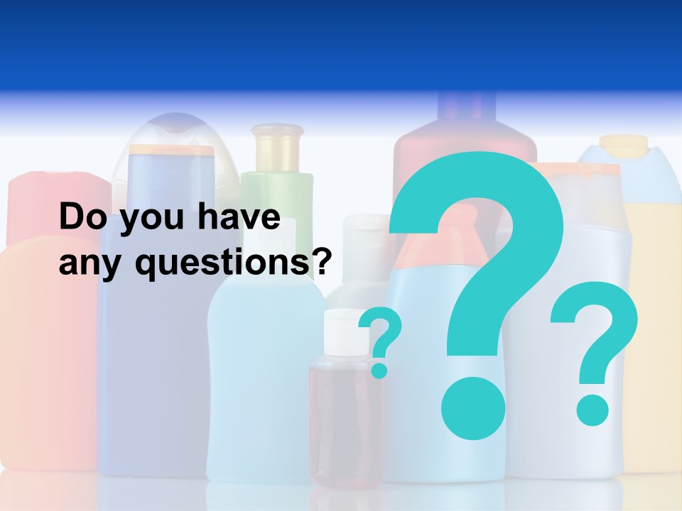 Accessory Gel Container PowerPoint Template