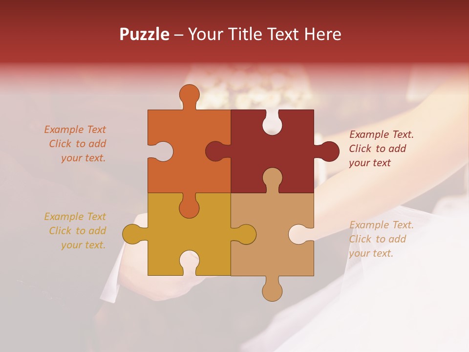 Man Togetherness Suit PowerPoint Template