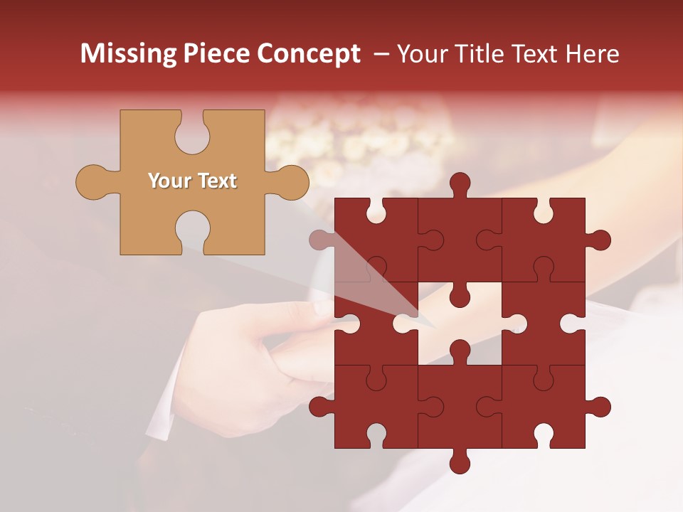 Man Togetherness Suit PowerPoint Template