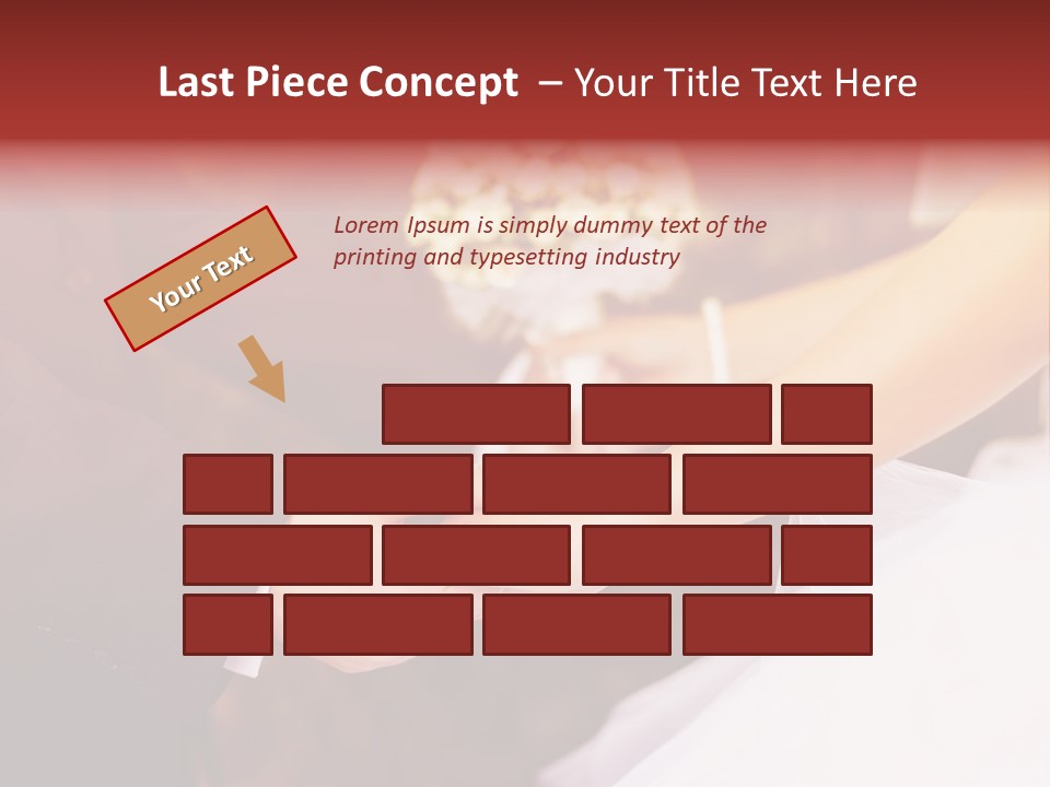 Man Togetherness Suit PowerPoint Template