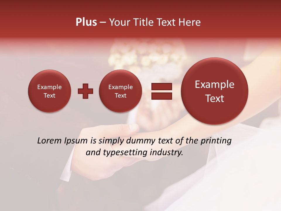 Man Togetherness Suit PowerPoint Template