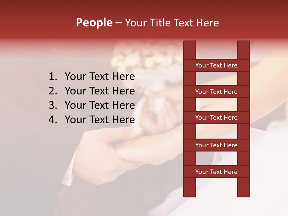 Man Togetherness Suit PowerPoint Template