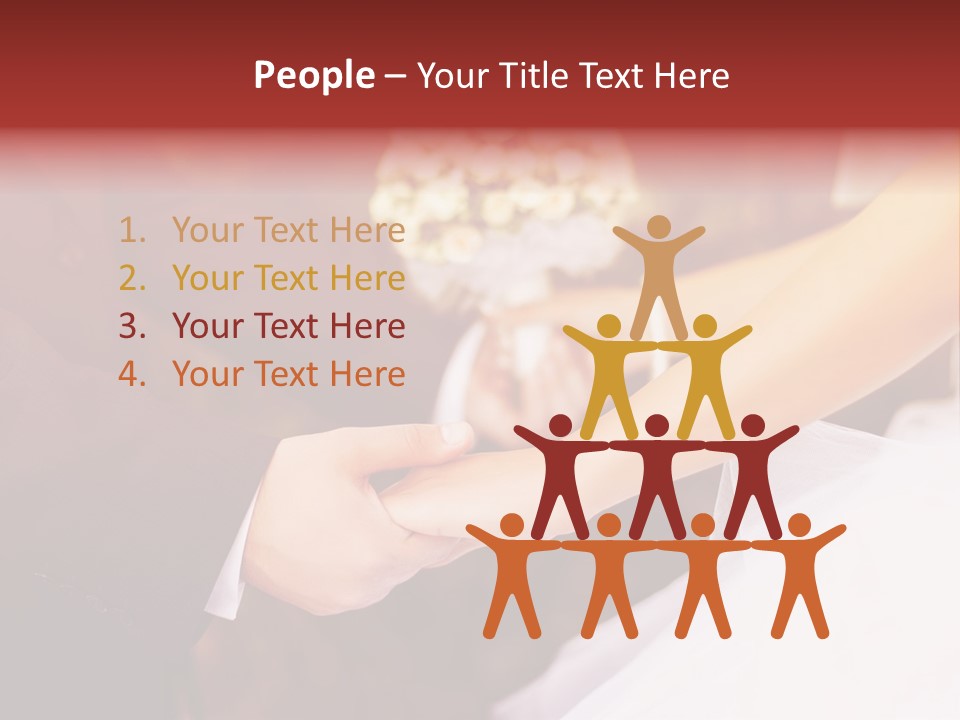 Man Togetherness Suit PowerPoint Template