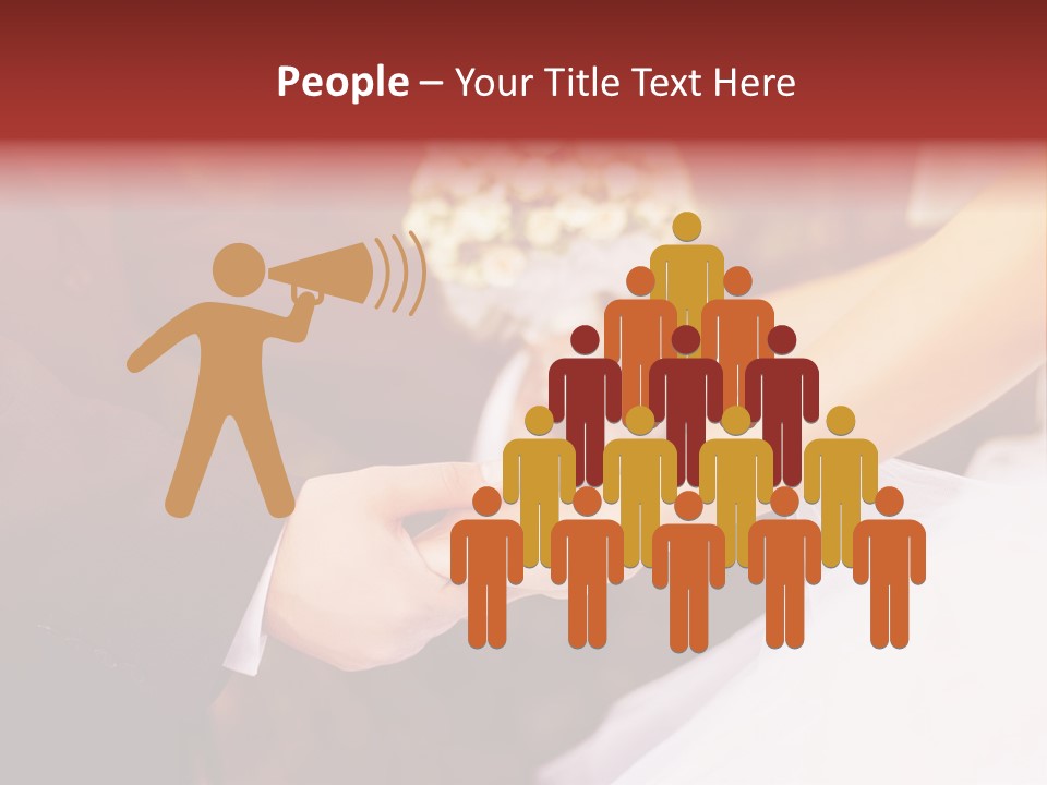 Man Togetherness Suit PowerPoint Template