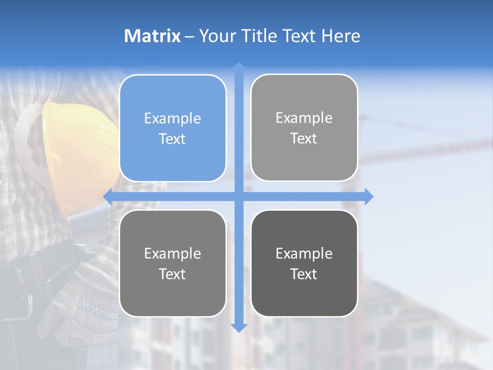 Industry Hand Structure PowerPoint Template