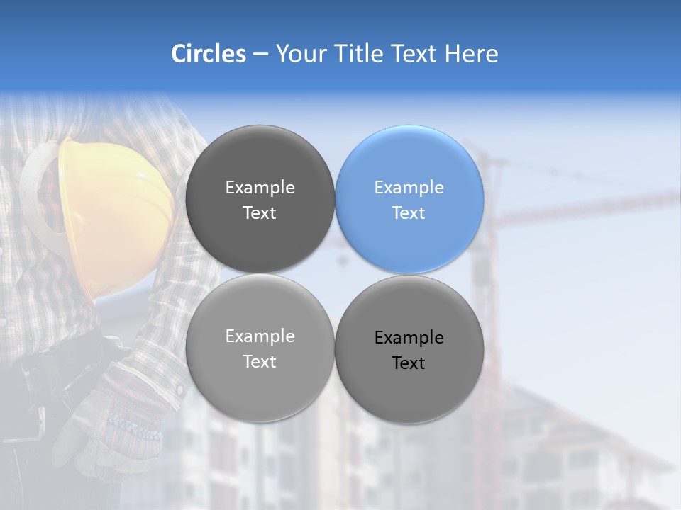 Industry Hand Structure PowerPoint Template