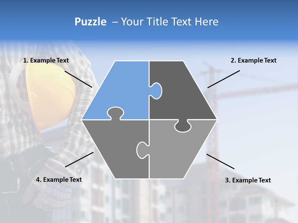 Industry Hand Structure PowerPoint Template