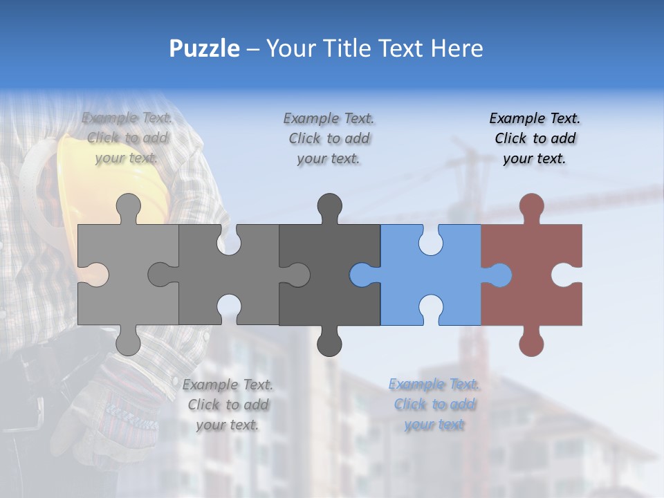 Industry Hand Structure PowerPoint Template